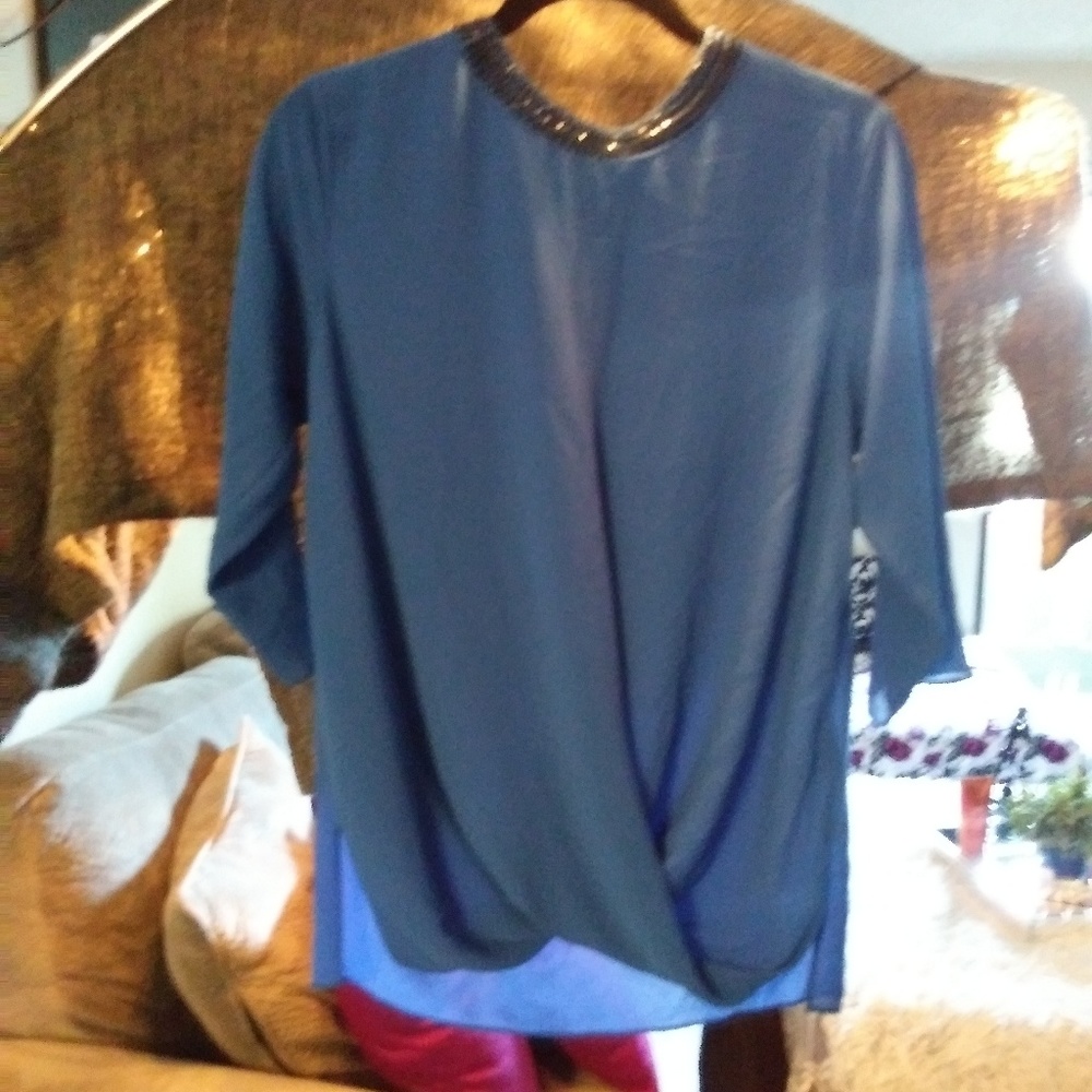 Blue blouse